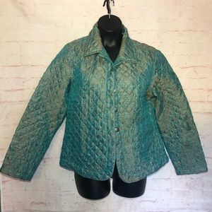 Iridescent Quilted Jacket